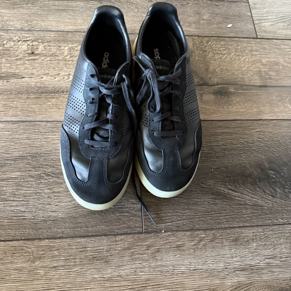 Adidas Men's Barreda Decode  Black and White Sneakers